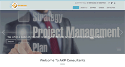 Desktop Screenshot of akpconsultants.com