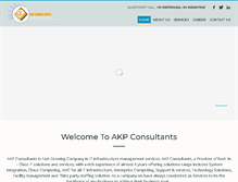 Tablet Screenshot of akpconsultants.com